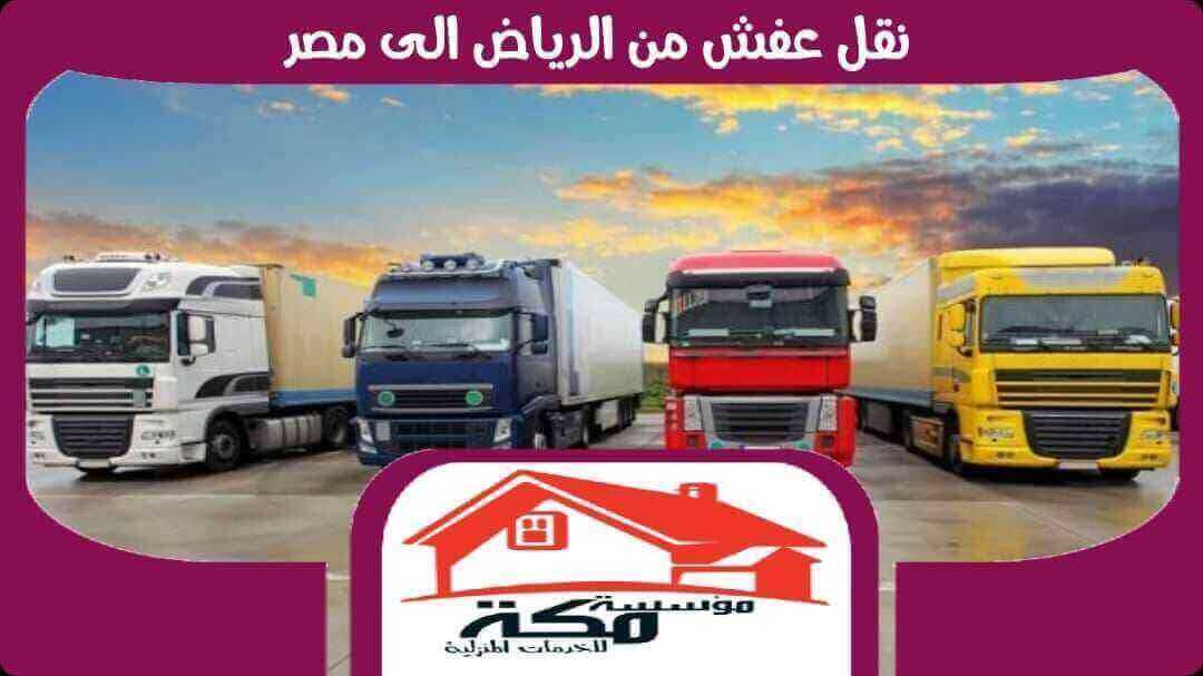 نقل عفش من الرياض الى مصر: دليلك الشامل لنقل الأثاث بسهولة